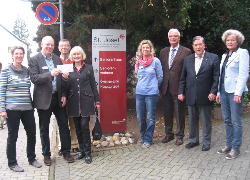 Spendenübergabe an die Ökumenische Hospizgruppe Rheinbach Meckenheim Swisttal